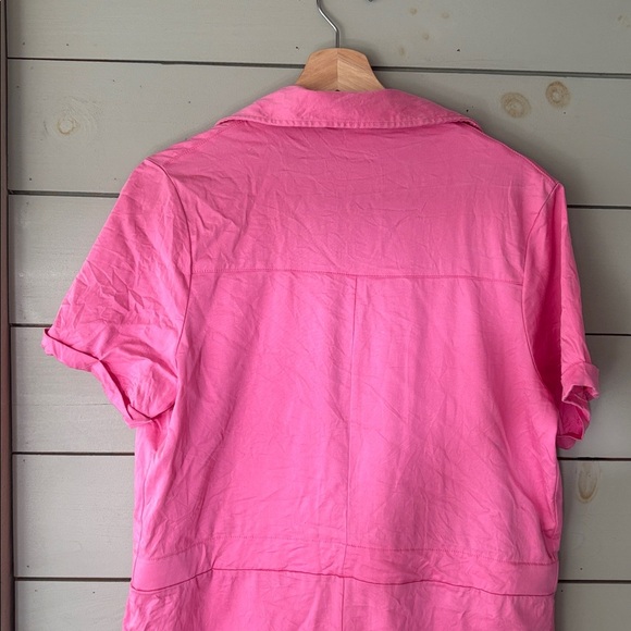 Smash + Tess Kimi Coveralls • Papaya Pink • Zip Front Boilersuit • XS (fits S) - Picture 5 of 5